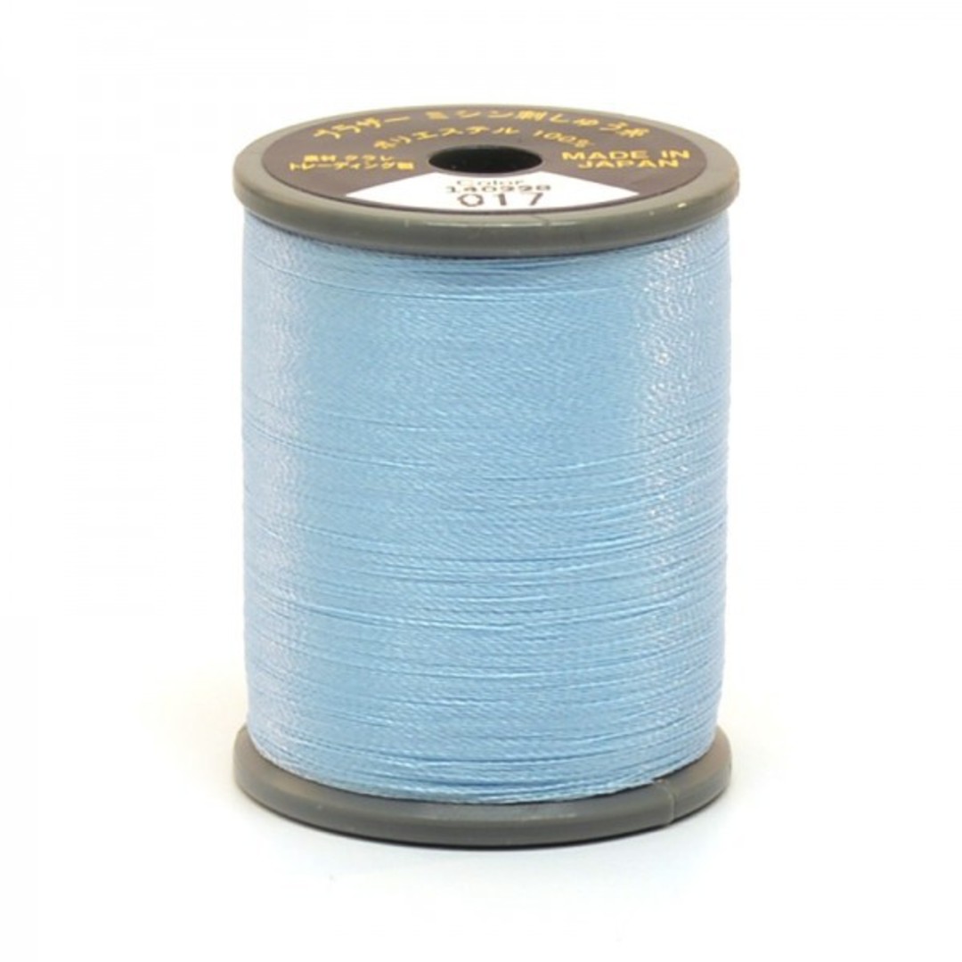 Brother Embroidery Thread - 300m - Light Blue 017 image 0